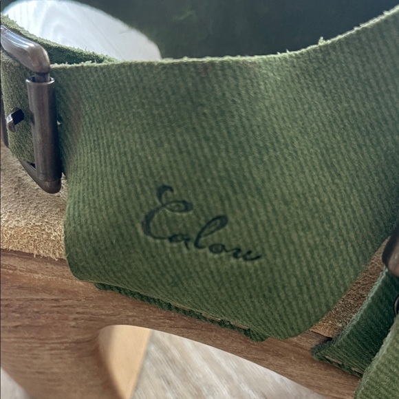 Calou Stockholm Green Suede Women's Clogs size U.S. 9 / EU40 - Picture 6 of 8